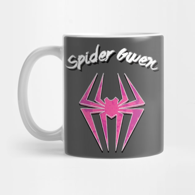 Spider Gwen Logo and Text by geekers25